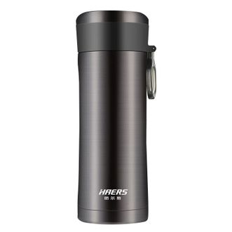 哈尔斯（HAERS）  真空保温杯304不锈钢内胆 雅系列保温水杯 天幕黑350ml HW-350-32