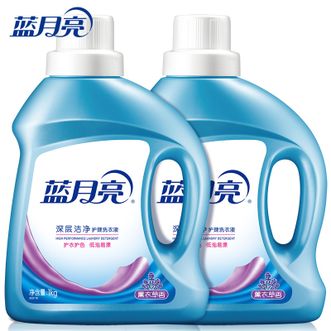 蓝月亮  深层洁净洗衣液4斤 高效除螨 强效去污（1kg*2瓶或者2kg*1瓶随机发货)