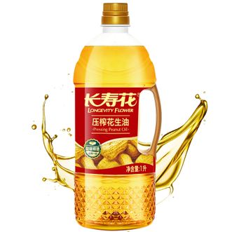 长寿花 压榨花生油 1L