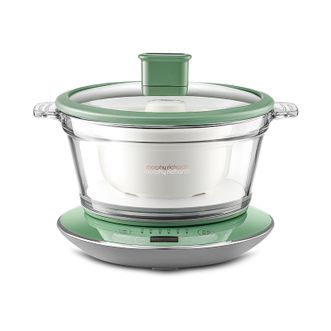 摩飞 /Morphy Richards  电炖锅 隔水炖锅 家用燕窝炖盅炖汤电煮锅煮粥锅电炖盅 预约定时婴儿辅食料理锅 MR9081 清新绿