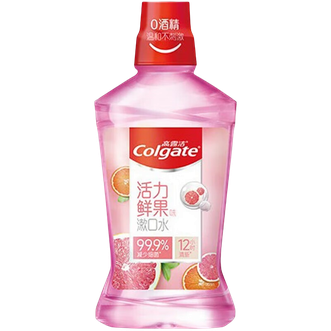 高露洁/Colgate  漱口水【活力鲜果味500ml】 预防蛀牙 口气清新0酒精不刺激含漱液