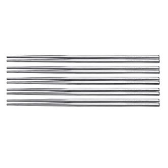 炊大皇  简约316不锈钢筷5双装GK03JY