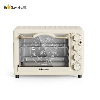 小熊/Bear  电烤箱多功能家用迷你小型家庭烘焙独立控温20L烘烤蛋糕面包烤炉烤箱