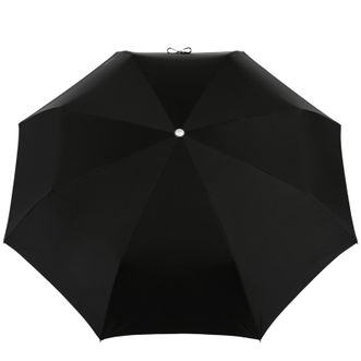 天堂伞 自开黑胶58cm*8骨三折晴雨伞3331E升级款黑色