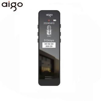 爱国者（aigo）  录音笔R6933plus【黑色-32G】专业录音器一键录音设备 录音笔转文字会议记录 学习培训采访