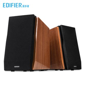 漫步者(EDIFIER) 桌面4英寸2.0蓝牙木质音箱R1700BT+ 双金标认证HIFI级音质多媒体无线音响