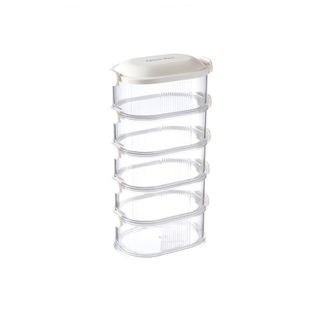 拜杰  香料收纳盒  5层 TYF-07  家用厨房调料器皿收纳盒套装大料密封储物罐