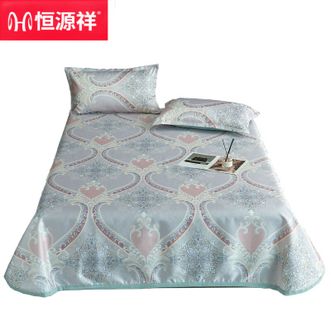 恒源祥  冰丝凉席夏季学生宿舍可折叠水洗单双人丝滑裸睡凉感席子贵族风范冰丝凉席