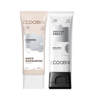 白惜/ecoobix  牙膏（白桃乌龙）100g*1支+牙膏（白雾山茶）100g*1支
