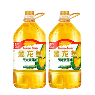 金龙鱼  玉米胚芽油  4L*2桶  非转基因压榨一级