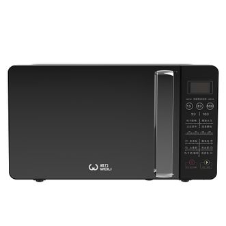 威力/Weili  家用小型20L容量微波炉360°转盘加热微波炉营养解冻智能菜单电子除味微波炉
