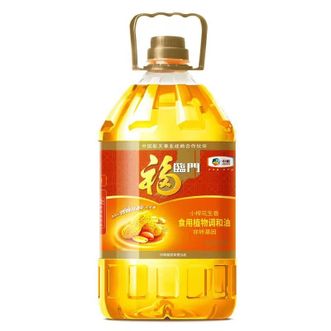 福临门  非转基因花生香食用植物调和油5L