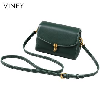 viney  包包女包牛皮斜挎包洋气时尚女士单肩包手机包7719