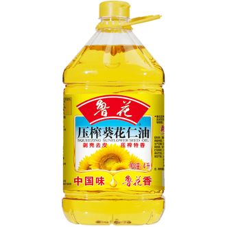 鲁花  【直销】葵花仁油 剥壳去皮 物理压榨 家用厨房 烹炒 葵花仁油 4L