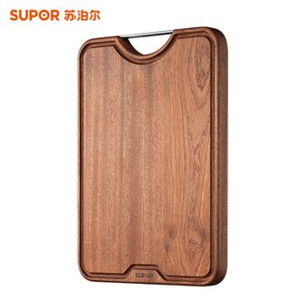 苏泊尔（SUPOR）乌檀木砧板 加厚天然整木菜板可剁骨实木案板家用面板砧板擀面案板切菜板 W362625AB1