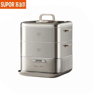 苏泊尔（SUPOR）  电蒸锅ZN23FC660 电煮锅 电火锅 多功能家用蒸包子锅 智能预约电热锅 12升不锈钢多用途锅