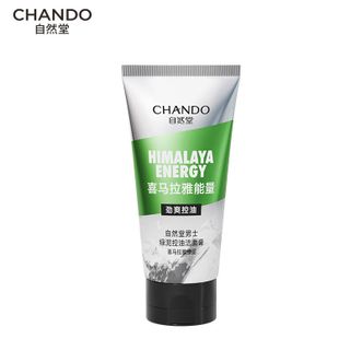 自然堂/Chando  男士洗面奶 喜马拉雅绿泥控油洁面膏120g深层清洁