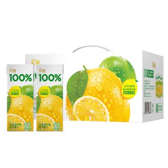 汇源  100%卡曼就柠檬混合果汁200ml*12盒0添加蔗糖健康饮品礼盒装