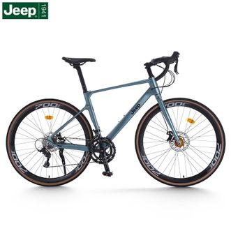 Jeep  魅控系列锌合金车架21速弯把700C碟刹变速公路自行车（多色可选）