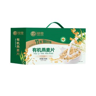 绿帝  有机燕麦片900g（30g*30）  全程有机可溯源食用更安心