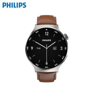 飞利浦（PHILIPS）  智能录音手表R10 【棕色真皮表带-32G】小巧便携AI会议录音语音转文字转写转译