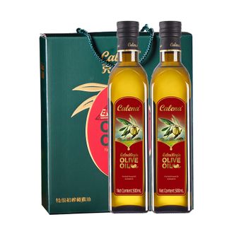 克莉娜  特级初榨橄榄油 500ML*2礼盒绿色