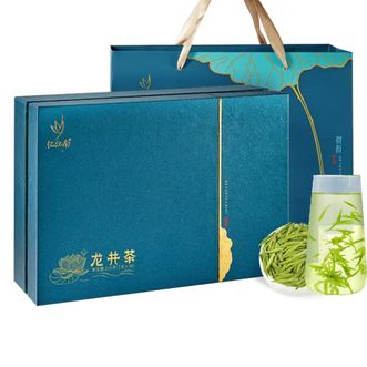 忆江南  荷韵龙井210g礼盒装 绿茶龙井茶叶独立小袋节日礼品礼盒