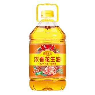 鲁花  香味家族 浓香 花生油 5L 大桶装