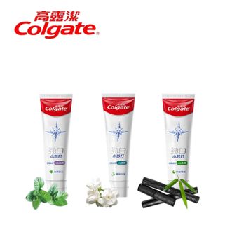 高露洁/Colgate  劲白小苏打牙膏120g*3支 美白亮白牙齿牙黄牙渍含氟防蛀成人清新口气