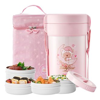 泰福高（TAFUCO）  2.3L不锈钢多层保温饭盒 T5606