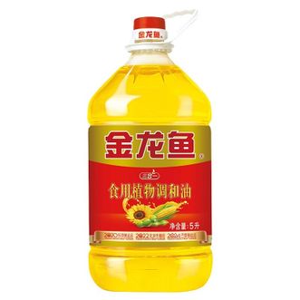 金龙鱼  大豆油 葵花籽油 玉米油 三合一 调和油5升