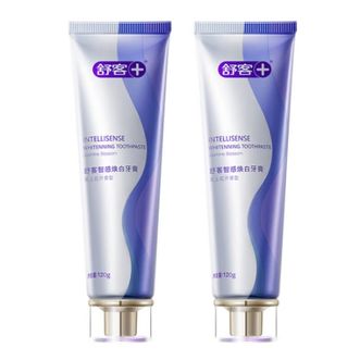 舒客  智感焕白牙膏   清新口气分解牙渍抵御色素 120g