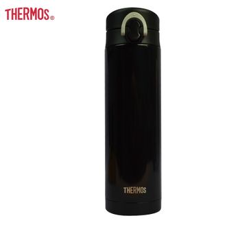 膳魔师（THERMOS）  500mL容量保温杯 304不锈钢男女士简约商务办公大容量杯子弹盖保温水杯 JNF-500黑色