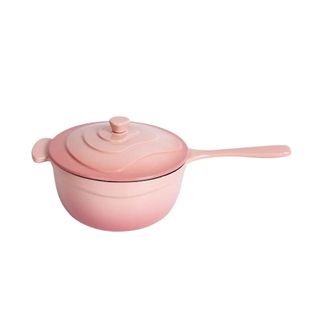 归. 禾器  珐琅铸铁单柄奶锅  锅口径约18cm  家庭宝宝辅食锅 单柄锅小煮锅家用泡面锅多功能小汤锅厨房锅具用品