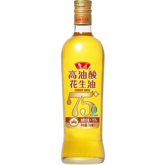 鲁花  5S物理压榨高油酸花生油750ml