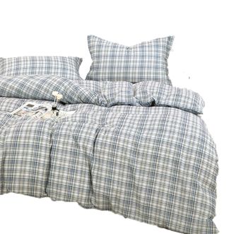 无印良品  MJ-TJ23-61 水洗磨毛四件套--都市生活（特价）简约风