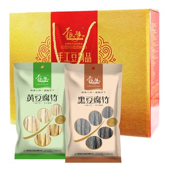 振豫  礼盒1036g（黄豆腐竹518g*1袋+黑豆腐竹518g*1袋）
