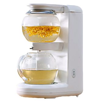 鸣盏养生壶泡茶机电水壶热水壶烧水壶电热水壶茶壶迷你玻璃花茶壶速热台式茶饮机MZ-1151