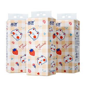 蓝漂  挂抽1600张*3提大包抽纸悬挂式卫生纸家用实惠装纸巾面巾纸餐巾纸手纸厕纸