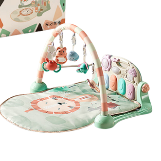 babycare  婴儿健身架器脚踏钢琴 新生儿宝宝音乐玩具  奥尼克狮子
