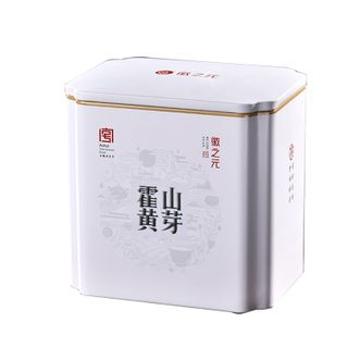 徽之元  霍山黄芽特二级100g白色梅花罐装绿茶