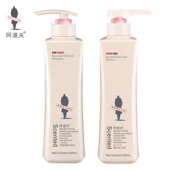 阿道夫（ADOLPH）洗沐两件套洗发水沐浴露套装男女通用祛屑洗发水420ml+魅力经典沐浴露420ml