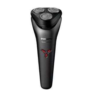 飞利浦/Philips  电动剃须刀 三刀头 1小时充电 全身水洗 干湿双剃男士剃须刀净剃胡须刀S-1213