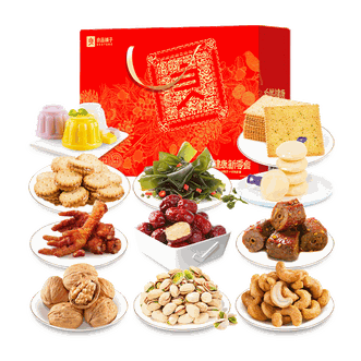 良品铺子   11种混合零食坚果组合零食礼包春节走亲戚礼盒礼包338型1736g