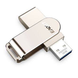 忆捷/Eaget  USB3.0金属U盘360度旋转F60