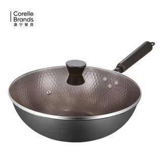 VISIONS  黑耀精铁炒锅 32CM 不粘锅精铁煎炒锅家用不易生锈平底锅VS-CG32J179C/KZ