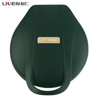 利仁/LIVEN  电饼铛电烤炉双面加热煎烤机电烤盘 煎饼烙饼锅三明治机烹饪早餐机浮动式烧烤盘煎烤盘电煎锅LPBC-86绿色