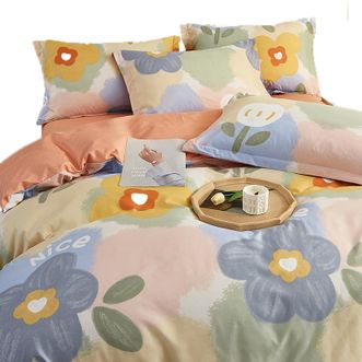 唐纳家纺  亲肤棉四件套-春暖花开 200*230CM
