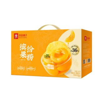 良品铺子   缤纷果捞1600g水果罐头天然维生素黄桃椰果菠萝 缤纷果捞1600g