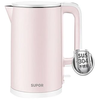 苏泊尔（SUPOR）  电热水壶不锈钢内胆双层防烫电水壶 SW-15S02A
